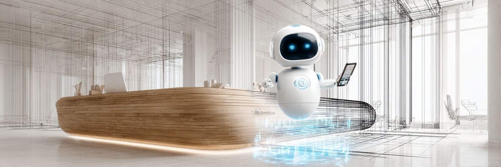 IoT‑gestützte Kommunikation in digitalen Lösungen und IT‑Integration für Empfangsbereiche