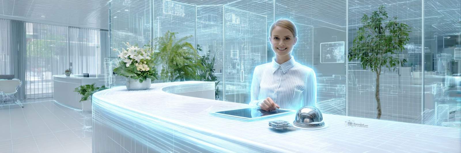 Arbeitsplatzkultur und Mitarbeiterengagement im Unternehmensfoyer