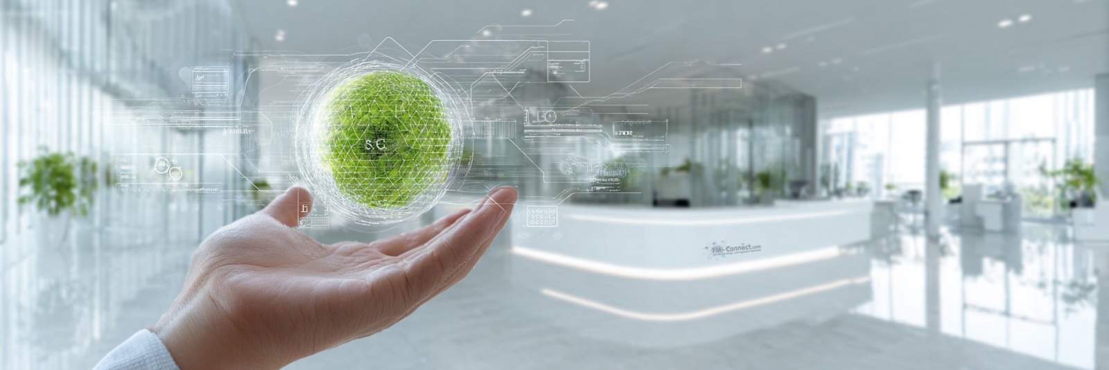 Ökologisch nachhaltige Empfangsgestaltung