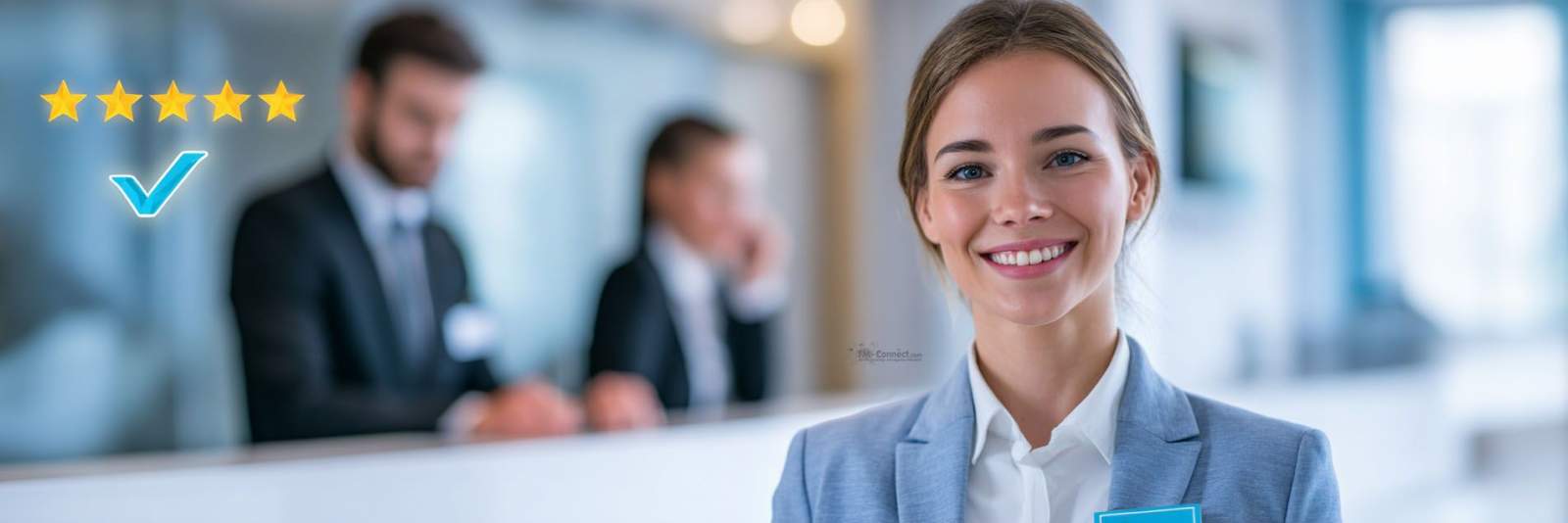 Komfortleistungen in Empfangsbereichen